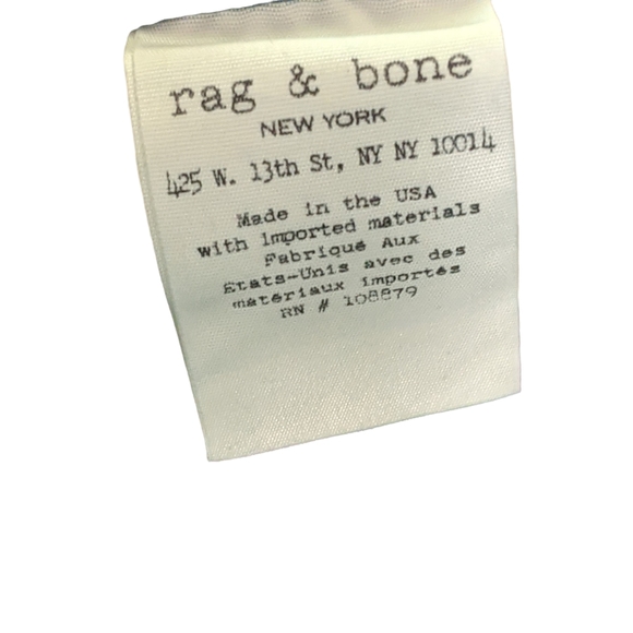 Rag & Bone Mazie High waist skinny fit cropped, side panels size 24 - Picture 11 of 12